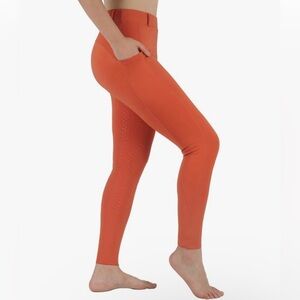 Beroy Girls Horseback Riding Breeches - Size XS/6 - Orange